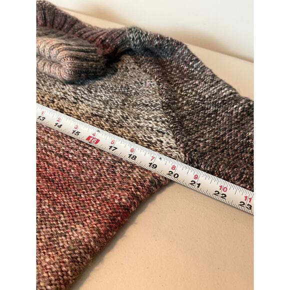 PrAna Women's Multi Autum Rein Turtleneck Tunic Sweater Size S Charcoal Multi - Picture 7 of 8